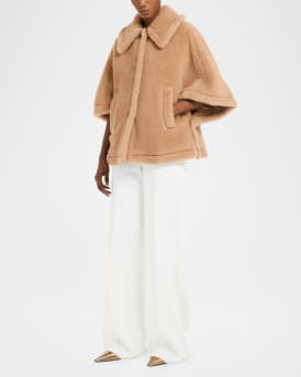 Wool-Blend Tenebre 4 Wrap Poncho