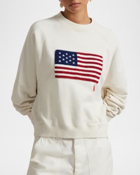 Logo Flag French Terry Crewneck