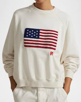 Logo Flag French Terry Crewneck