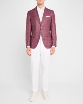 Men's Kane Cotton-Stretch Trousers