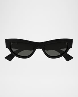 Logo Acetate Cat-Eye Sunglasses