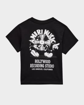 Boy's Music Record Graphic T-Shirt, Size 4-12