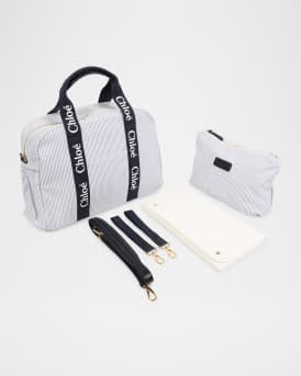 Kid's Stripe Logo Changing Bag