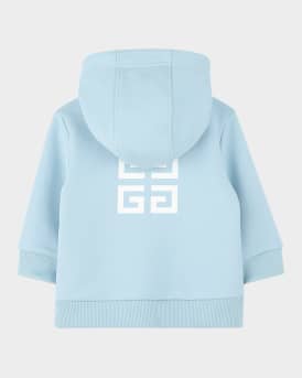 Boy's Contrast Logo-Print Hoodie, Size 12M-3