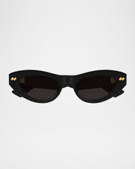 Acetate Cat-Eye Sunglasses