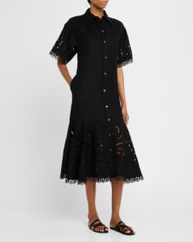 Marja Embroidered Shirtdress