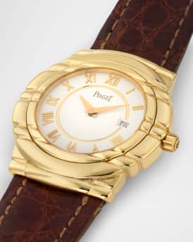 Piaget 18K Yellow Gold Tanagra 33.5mm Vintage 1980s Watch