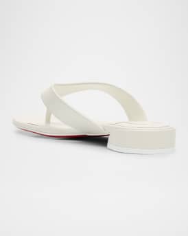 Sweet Jane Leather Red Sole Thong Sandals