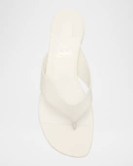 Sweet Jane Leather Red Sole Thong Sandals