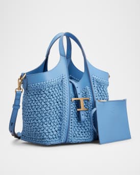 Mini Crochet Shopping Tote Bag