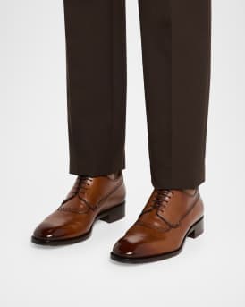 Men's Sartoby Brogue Leather Derby Shoes