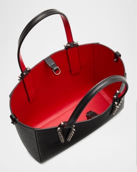Cabata Mini Tote Bag in Leather with Spikes