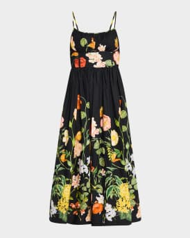 Alba Floral Midi Dress