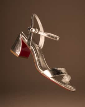 Miss Jane Red Sole Ankle-Strap Sandals