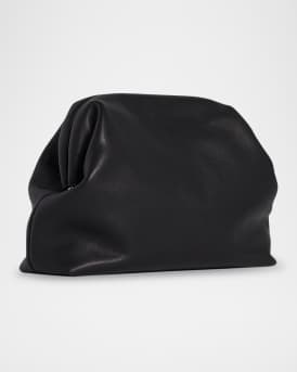Mira Clutch Bag in Saddle Leather 