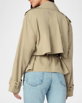 The Liz Cropped Trench Coat