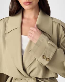 The Liz Cropped Trench Coat