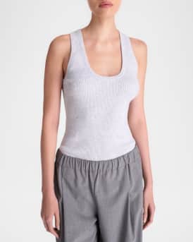 Ribbed Wool Tank Top