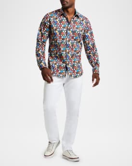 Men's Highroller Poker Chip Sport Shirt