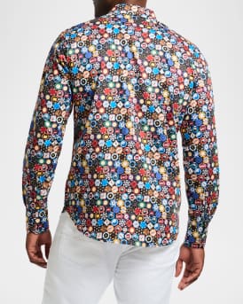 Men's Highroller Poker Chip Sport Shirt