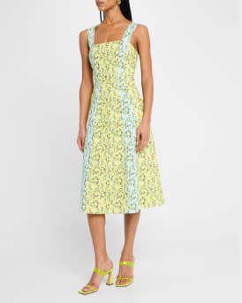 Sloane Sleeveless Floral Midi Dress
