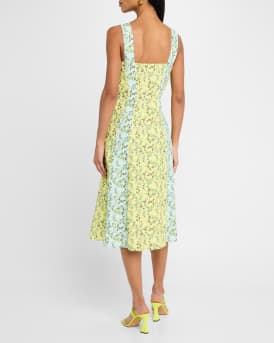 Sloane Sleeveless Floral Midi Dress