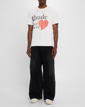 Men's Lovers Cotton Slub Graphic T-Shirt