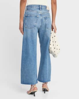 Ayla Raw Hem Cropped Jeans