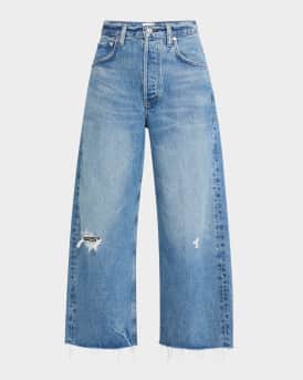 Ayla Raw Hem Cropped Jeans