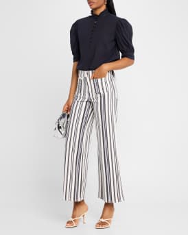 Le Slim Palazzo Modernist Pocket Jeans
