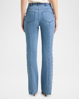 Shailene Studded Flare Jeans