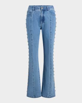 Shailene Studded Flare Jeans