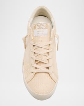 Superstar Embroidered Cotton Low-Top Sneakers