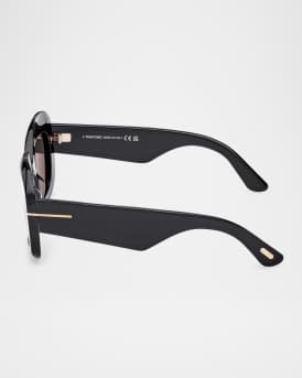 Carmen Round Acetate Sunglasses