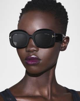 Carmen Round Acetate Sunglasses