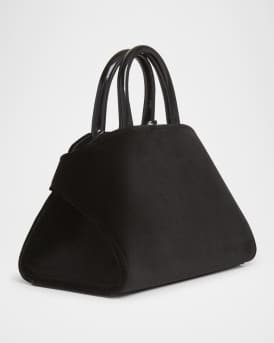 Hug Strass Velvet Top-Handle Bag