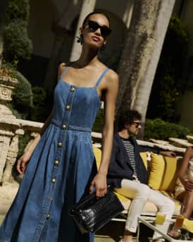 Esmeralda Denim Midi Dress