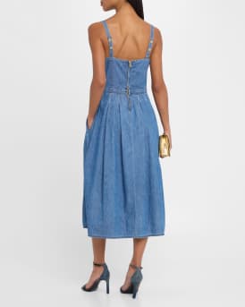 Esmeralda Denim Midi Dress