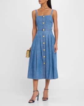 Esmeralda Denim Midi Dress