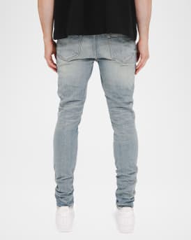 Men's Light-Wash Skinny Jeans
