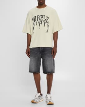Men's Oversized Graphic Logo T-Shirt