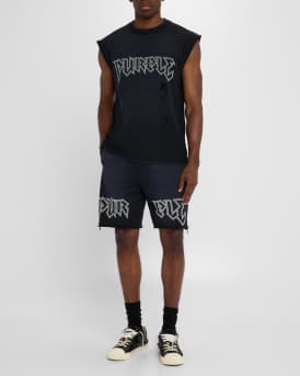 Men's Crackle Logo Tank Top
