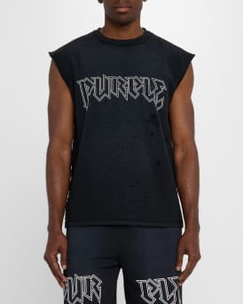 Men's Crackle Logo Tank Top
