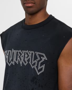 Men's Crackle Logo Tank Top