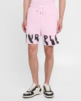 Men's Painted Wordmark Sweat Shorts