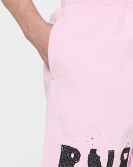 Men's Painted Wordmark Sweat Shorts