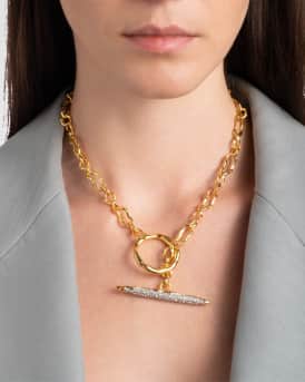 Solanales Crystal Infinity Link Necklace