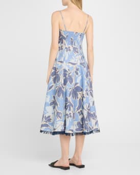 Analise Bustier Midi Dress