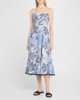 Analise Bustier Midi Dress