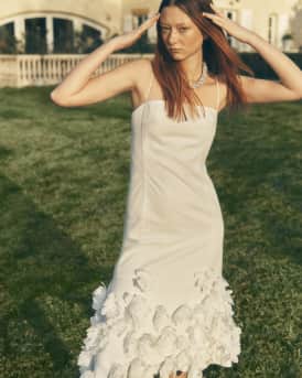 Bella Floral Sleeveless Midi Dress